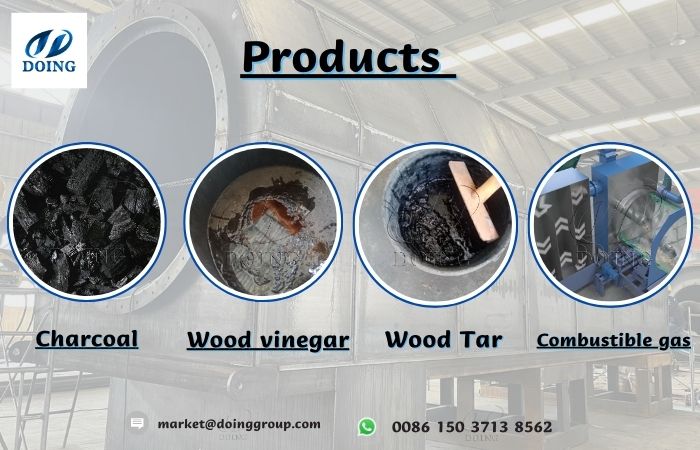 biomass pyrolysis products