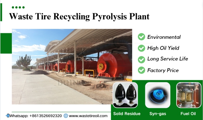 tire oil production pyrolysis machine