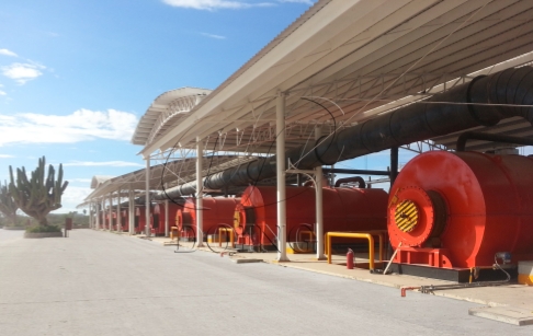 Waste tyre pyrolysis plant for sale