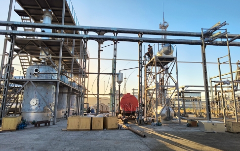 Waste oil distillation machine