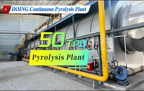50 Ton Large-Scale Oil Sludge Pyrolysis Equipment in China Operation Video