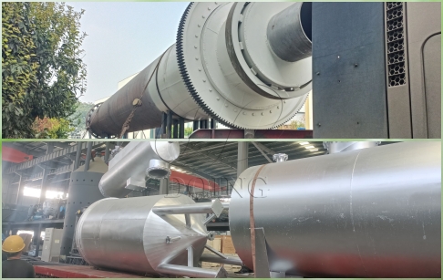 30TPD Tire Pyrolysis Plant Shipped with 14TPD Tire Oil Distillation Plant for Thailand