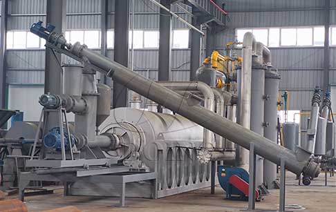 No Pollution Waste Tyre Pyrolysis Plant
