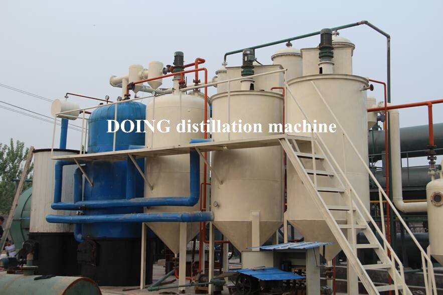 China Doing Distillation Machine for recycling waste and crude oil to diesel