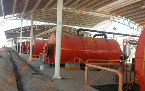 pyrolysis plastic machine