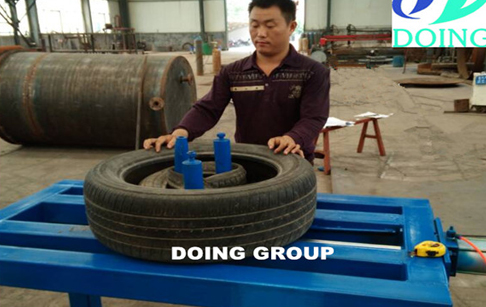 waste tire doubling machine