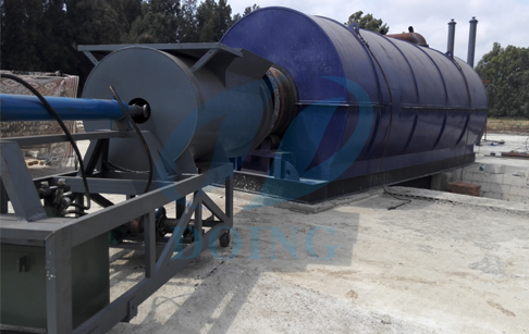 waste tire pyrolysis plant