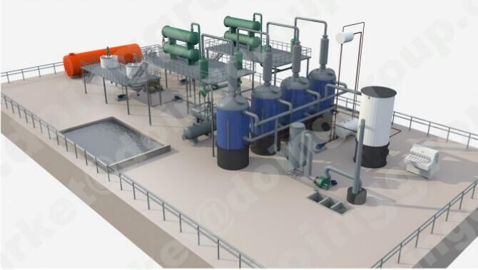 crude oil refining machine