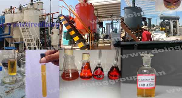 waste oil to diesel fuel