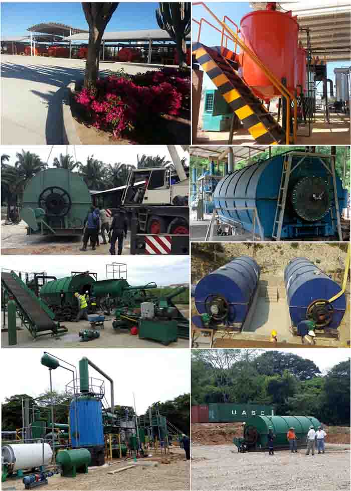 build tyre recycle plant
