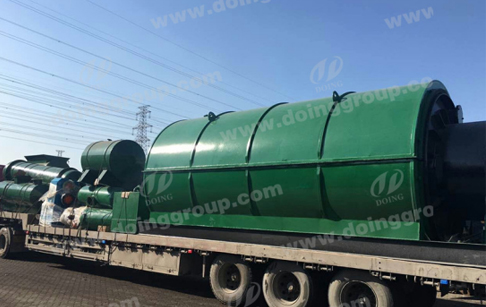 tyre pyrolysis plant