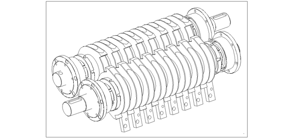 tire shredder machine