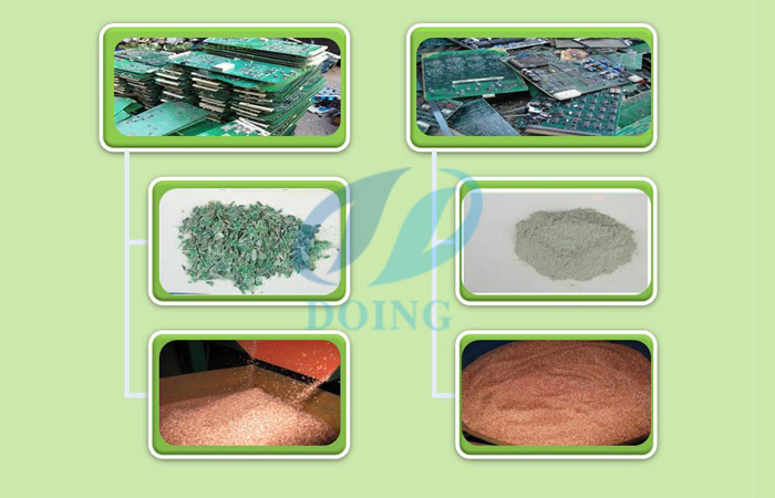 pcb board recycling machine