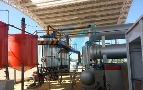 waste oil distillation plant