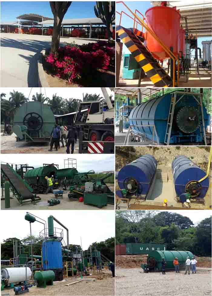 tyre recycling machinery