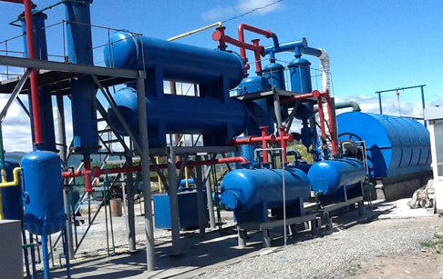 tyre pyrolysis plant