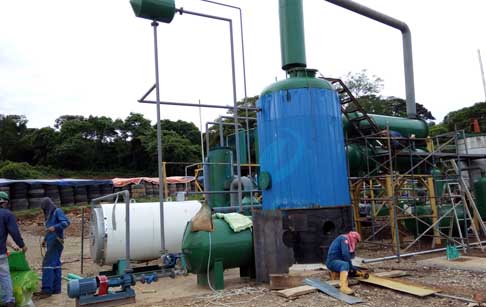 engine oil distillation plant