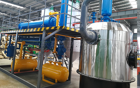 What’s the working process of the waste oil distillation machine?