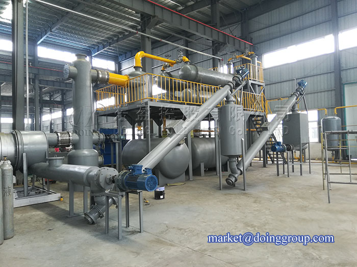 waste tire pyrolysis plant