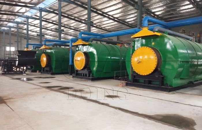 waste tire pyrolysis plant