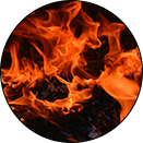 Heating burning