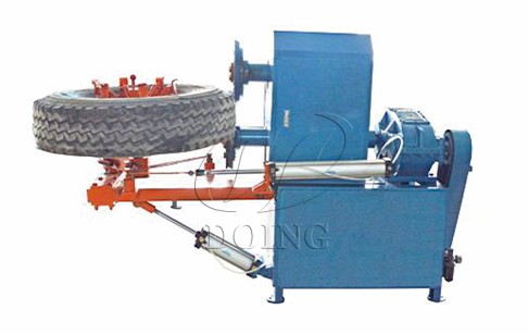 Both-side tire steel wire circle cutter
