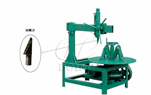Single-side tire steel wire circle cutter