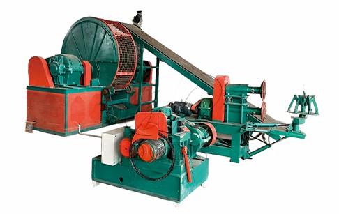 Rubber powder processing machine