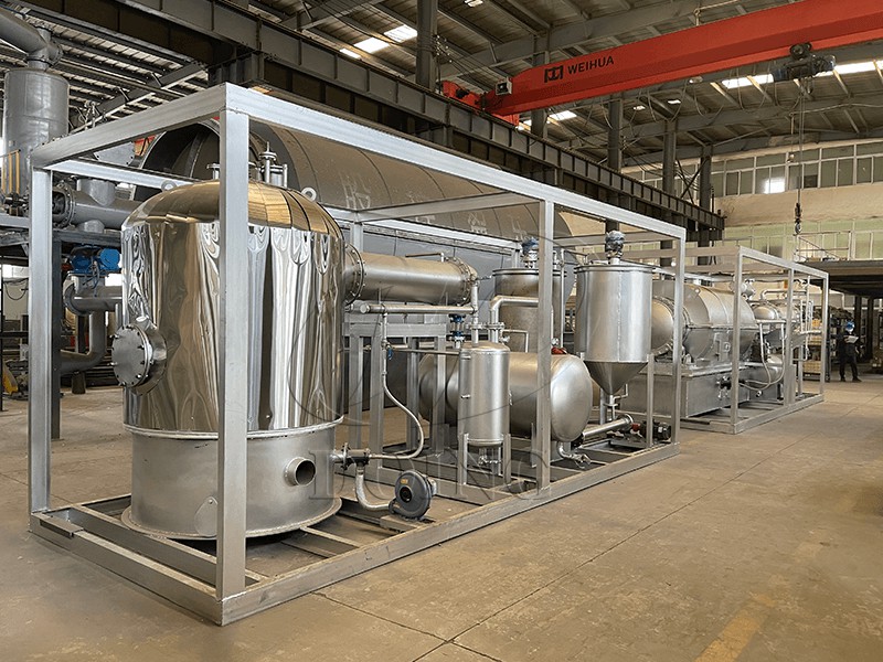 Skid-Mounted Type waste oil Distillation Plant