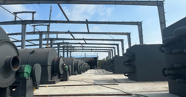 Batch Type pyrolysis plant