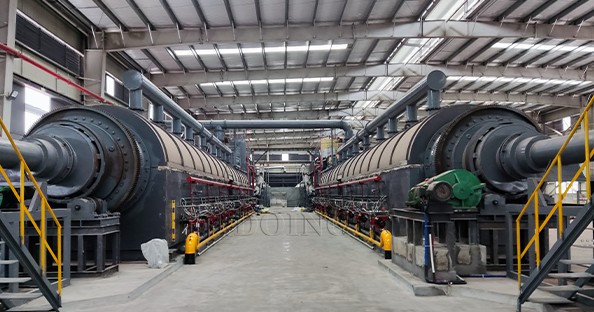 Fully Continuous Type pyrolysis plant