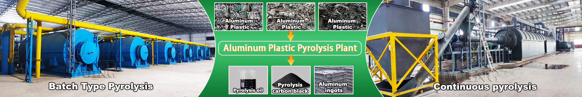 Aluminum Plastic Pyrolysis Plant