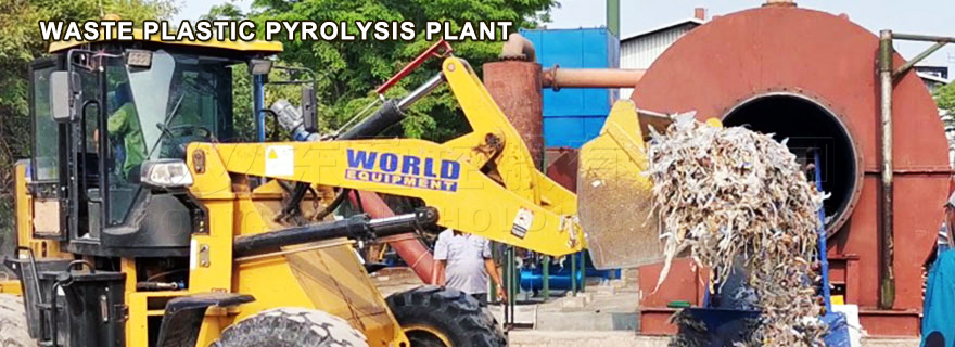 High Quality Pyrolysis Plant Recycyling Waste Tyre/Plastic to Fuel Oil