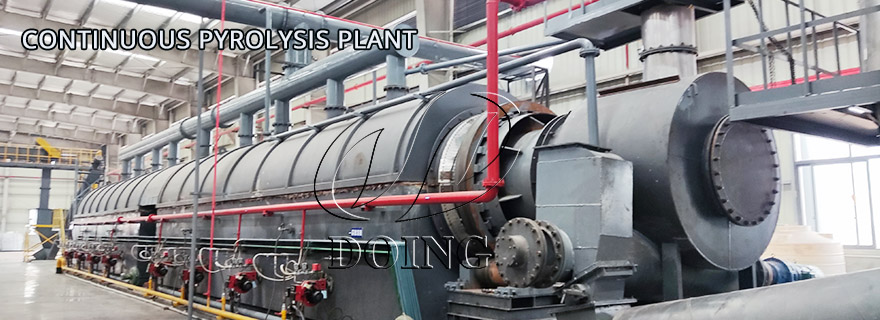 High Quality Pyrolysis Plant Recycyling Waste Tyre/Plastic to Fuel Oil