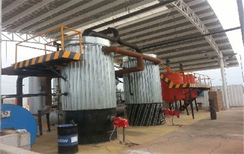 Small capacity waste oil distillation machine