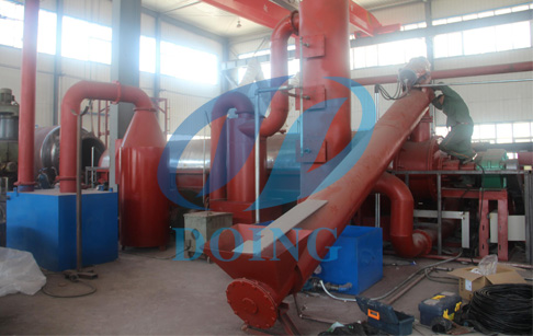 New technology continuous automatic plastic pyrolysis plant