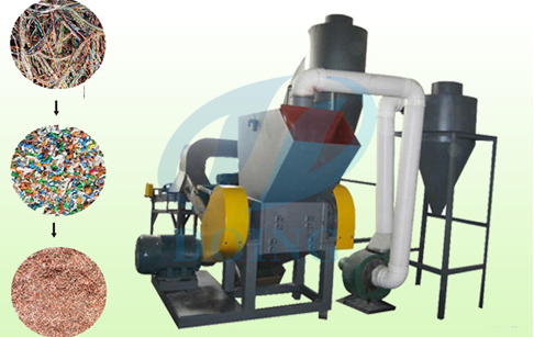 Cable granulator machine