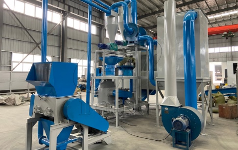 Scrap aluminum separation recycling machine 