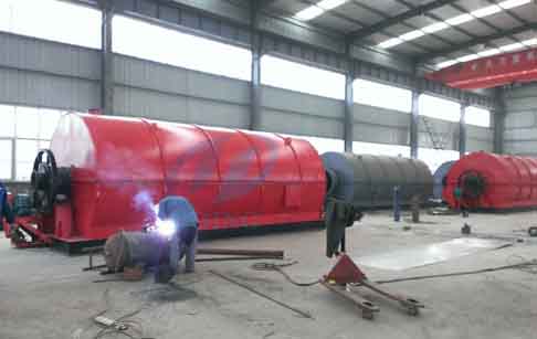  Scrap tire derived fuel pyrolysis plant 