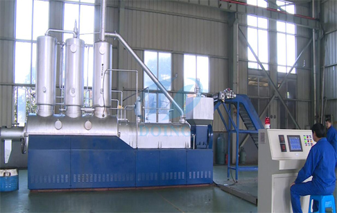 Waste plastic to diesel process machine