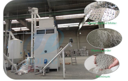 Aluminum recycling equipment