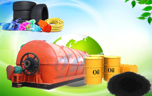 How is the processes involved in recycling of plastic to oil ?