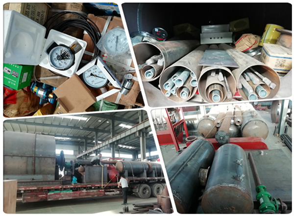 tyre pyrolysis plant parts