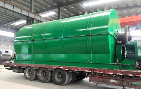 Waste tyre to oil pyrolysis plant delivered to Heilongjiang, China