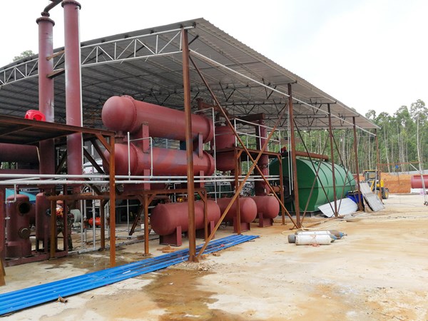 used tyre pyrolysis plant