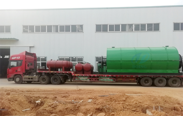 waste tire pyrolysis plant