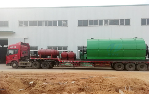 2 sets waste tire pyrolysis plants delivered to Yunnan, China