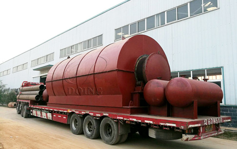 Waste tyre pyrolysis oil plant delivered to Luoyang, China