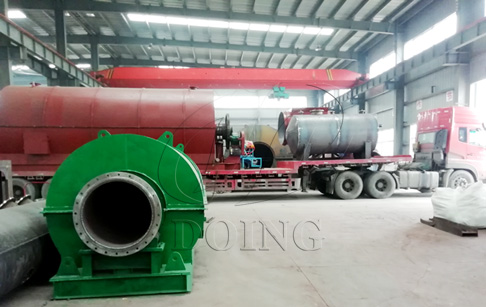 Waste tyre to oil plant delivered to Gansu,China