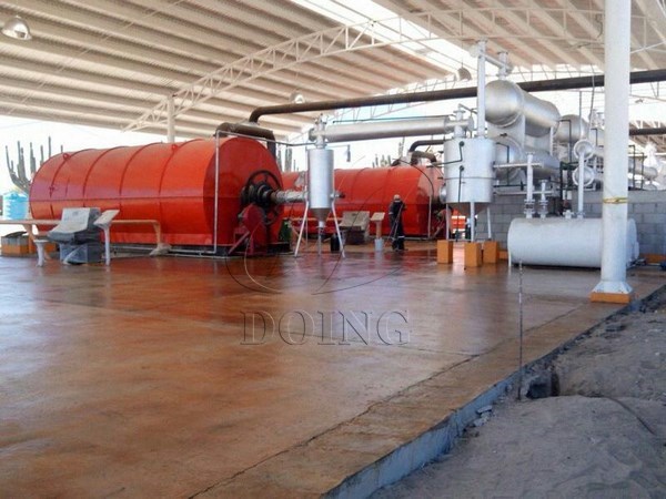 tyre pyrolysis plant cost